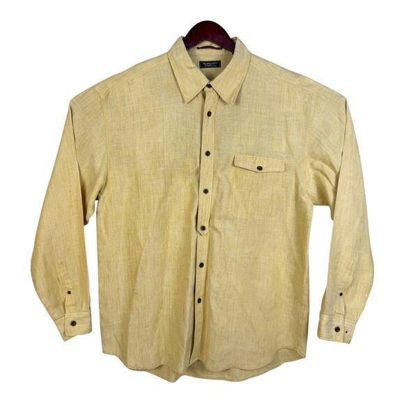 Tommy Bahama Button Up 100% Linen Shirt Mens Large Casual Island Soft - Picture 1 of 14